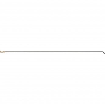 Спица с латунным ниппелем 232 мм, стальная чёрная Спица с латунным ниппелем 232 мм, стальная чёрная