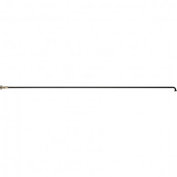 Спица с латунным ниппелем 259 мм, стальная черная Спица с латунным ниппелем 259 мм, стальная черная